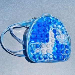 Pop Backpack Fidget Sparkly Backpack Anxiety Stress Relief Sensory Accessory
